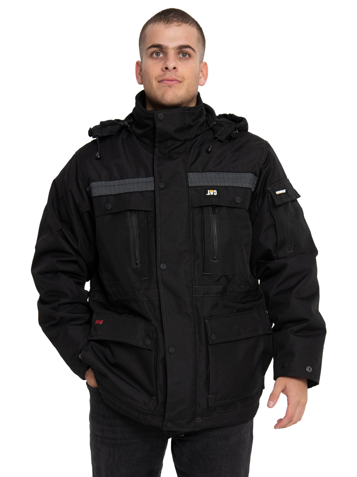 Parka Casual Hombre Heavy Insulated Parka Negro Cat