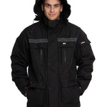 Parka Casual Hombre Heavy Insulated Parka Negro Cat