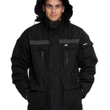 Parka Casual Hombre Heavy Insulated Parka Negro Cat