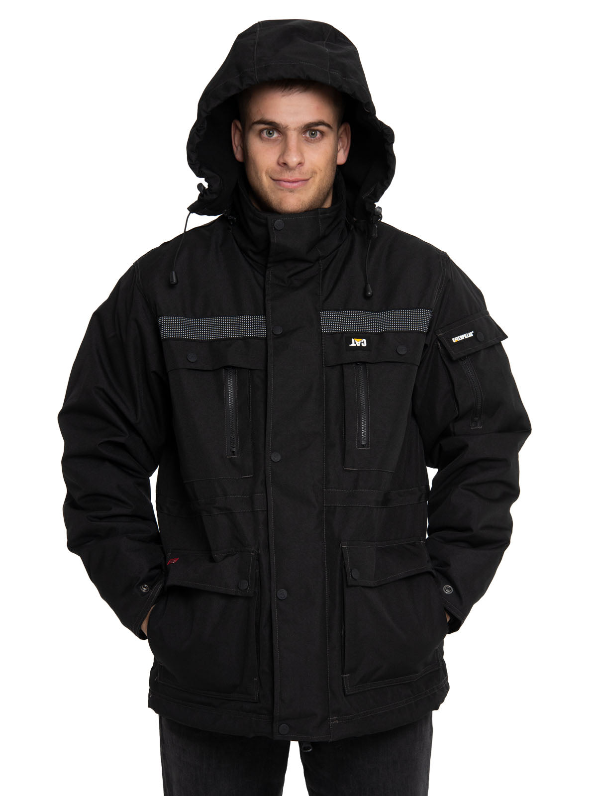 Parka Casual Hombre Heavy Insulated Parka Negro Cat