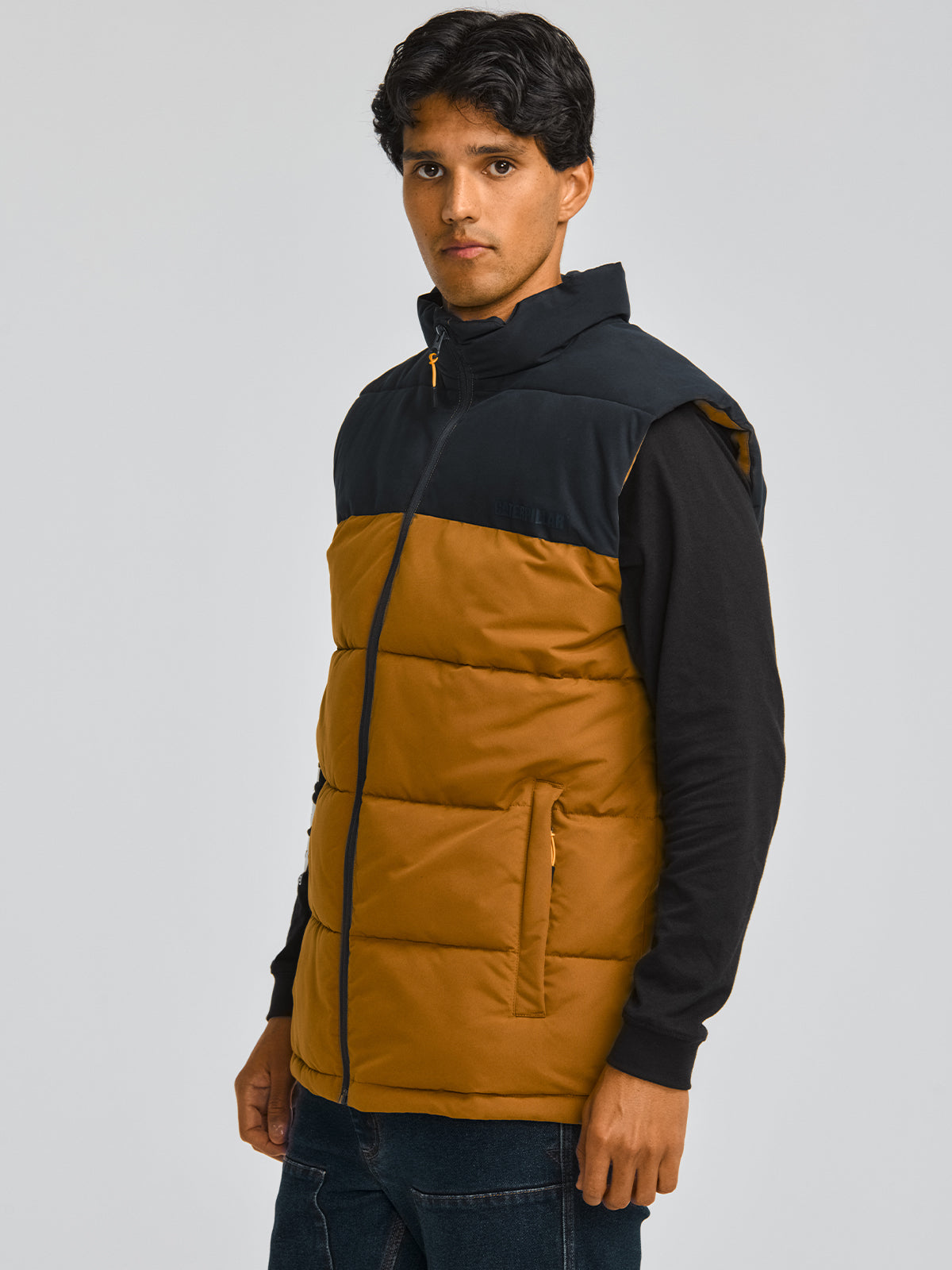 Chaqueta Sin manga Casual Hombre ARCTIC ZONE VEST Café CAT