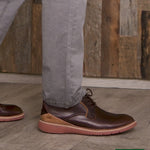 Zapato Cuero Hombre Tiergarten Café Oscuro Rockford